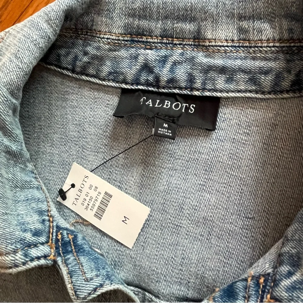 Talbots Classic Jean Jacket M - Picture 8 of 12